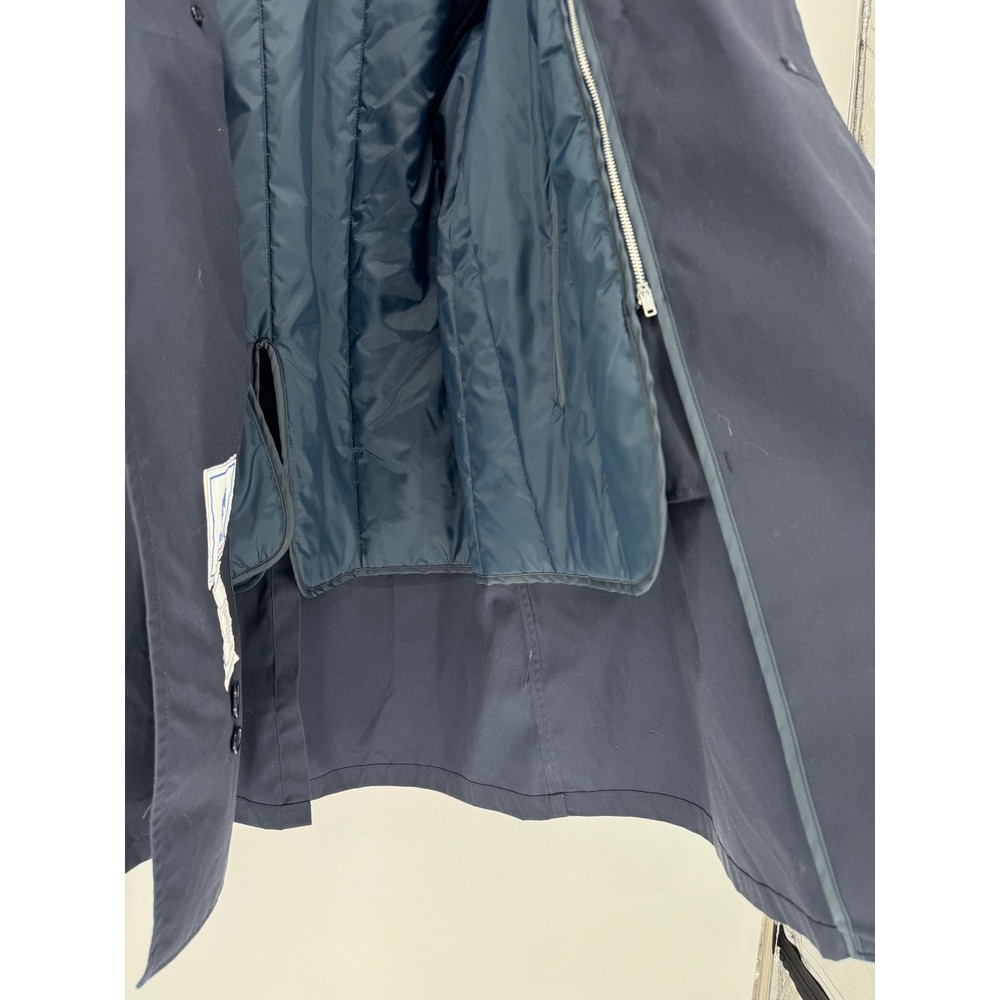 Vintage‎ US Military All-Weather Trench Coat 48R Removable Liner Navy - Picture 8 of 12